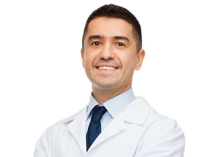 Professional head shot of a male doctor.