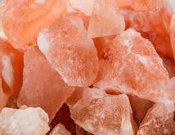 Himalayan salt rocks.